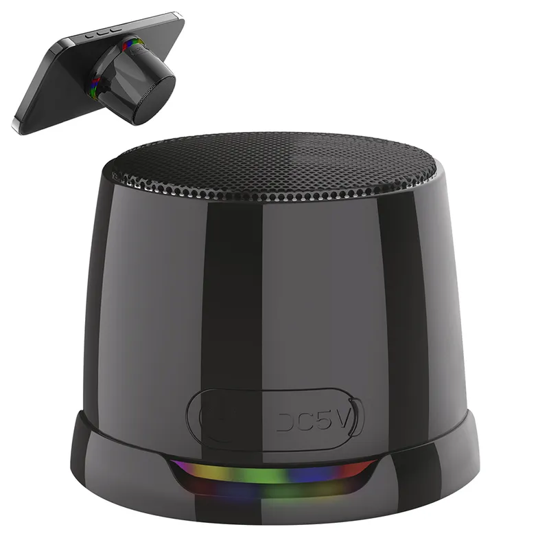Магнитная беспроводная Bluetooth колонка-подставка Wave 5W, черная