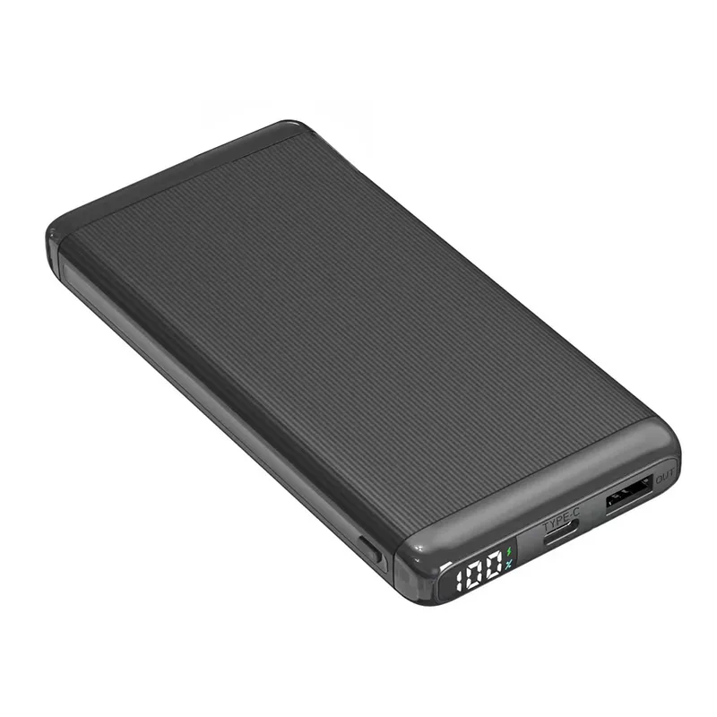 Внешний аккумулятор Orvex c быстрой зарядкой (до 22,5W), 10000 mAh, черный