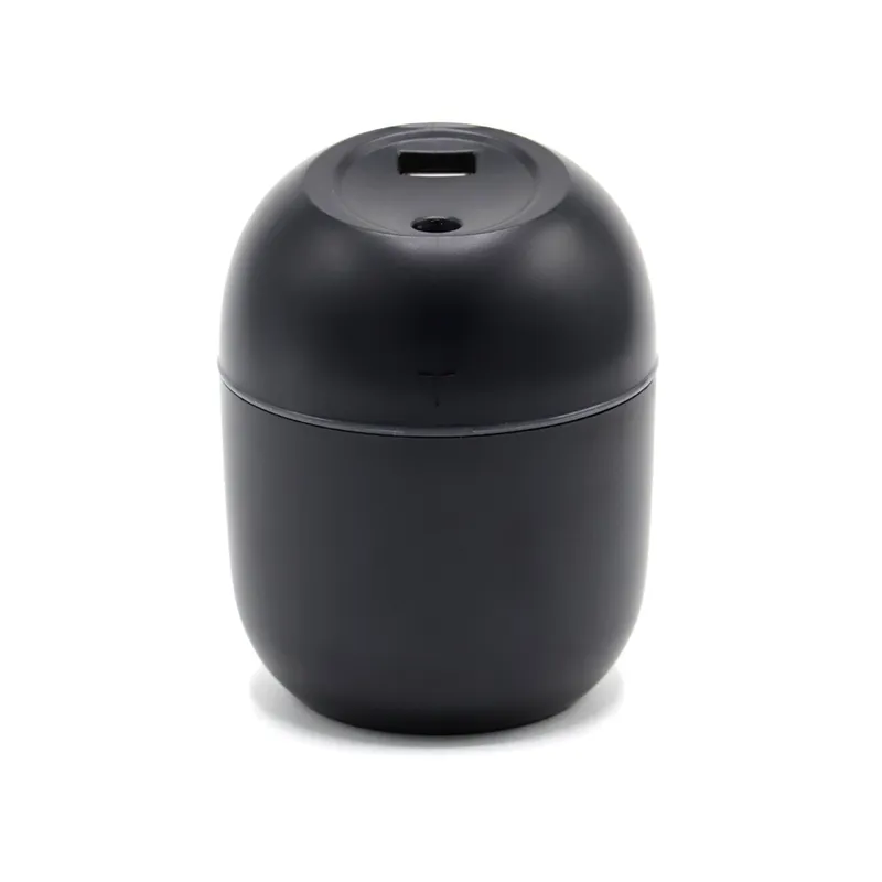 Светодиодный USB увлажнитель Egg с подсветкой, черный-S