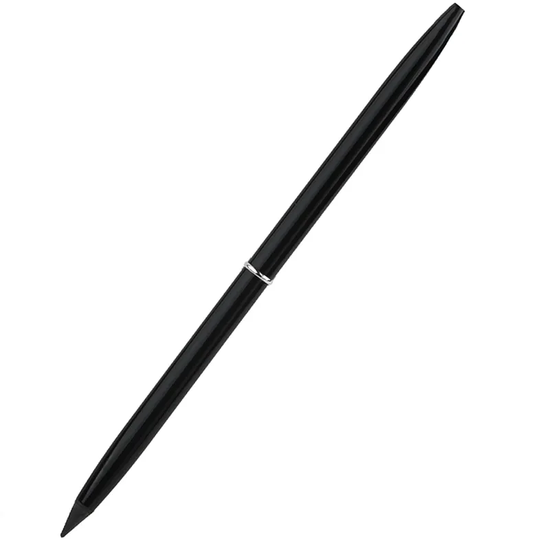 Вечный карандаш с шариковой ручкой EverLine, чёрный-S