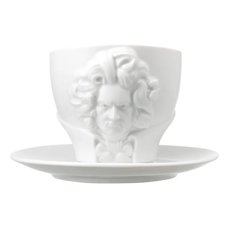 Чайная пара talent, ludwig van beethoven, 260 мл, белая