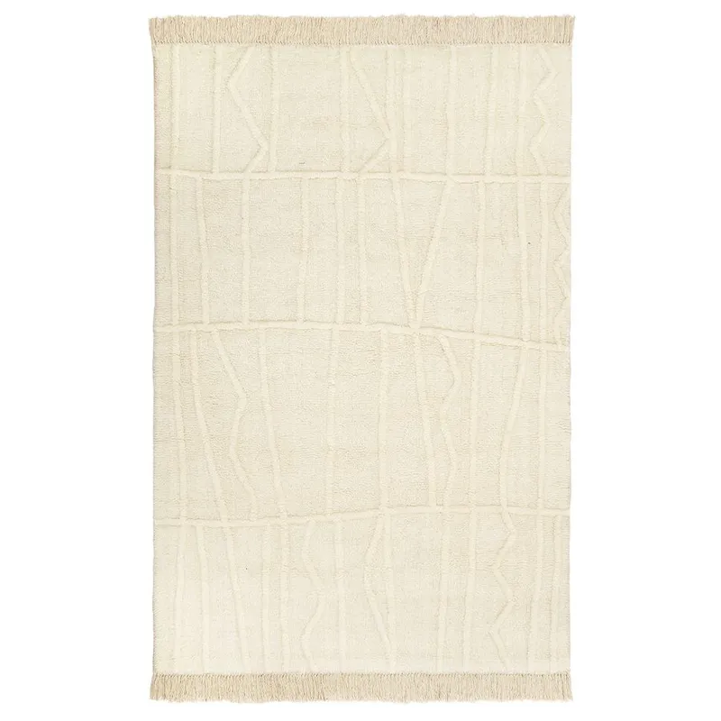 Ковер из новозеландской шерсти и хлопка raipur из коллекции ethnic, 120х180см