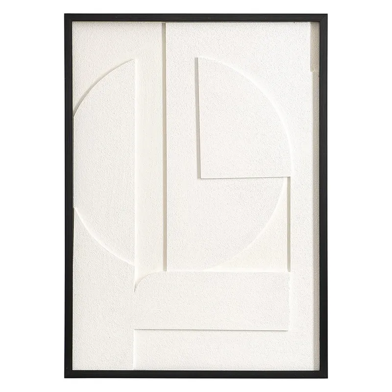 Панно декоративное с эффектом 3d minimalism, с черной рамой, 50х70 см