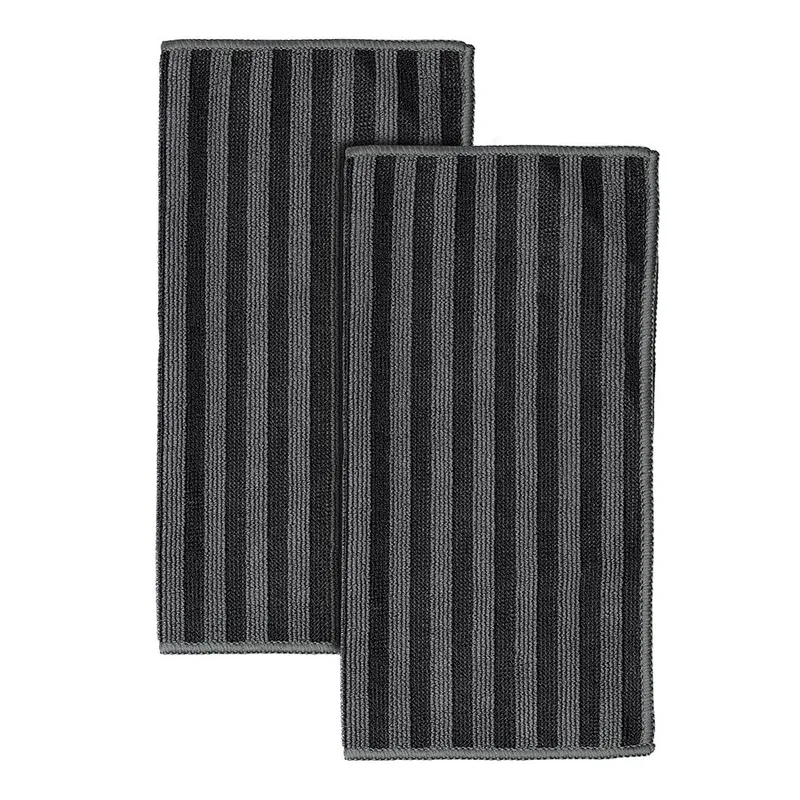 Набор салфеток двухсторонних для сильных загрязнений cozy clean, 30х30 см, темно-серые, 2 шт.