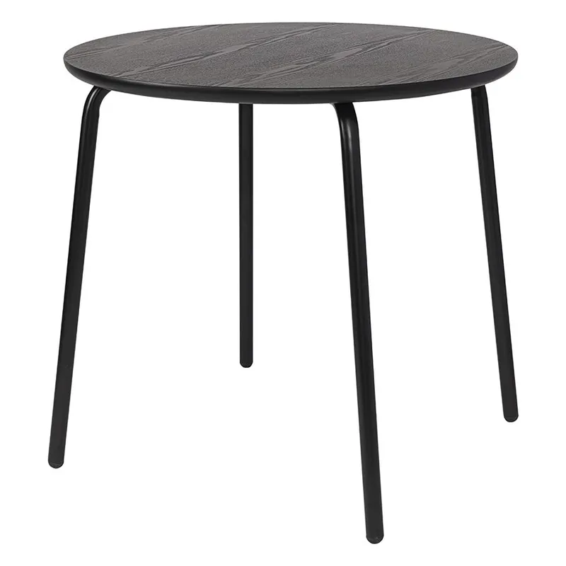 Стол обеденный round, D80 см, черный