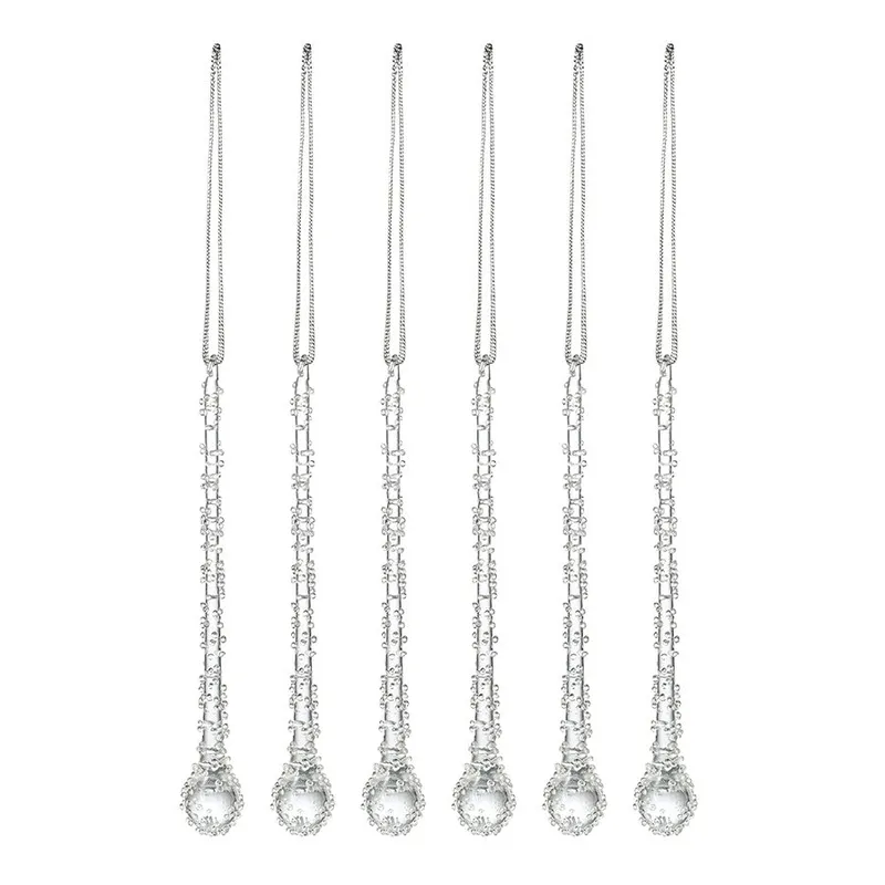 Набор ёлочных украшений icy sparkles из коллекции new year essential, 6 шт.