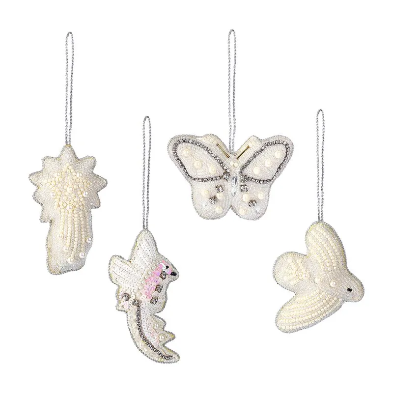Набор елочных украшений christmas pearls из коллекции new year essential, 4 шт.