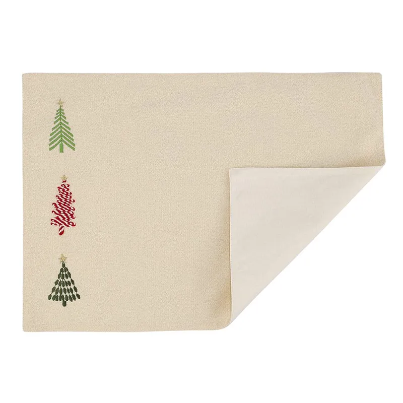 Салфетка под приборы frozen pines из коллекции new year essential, 33х48 см