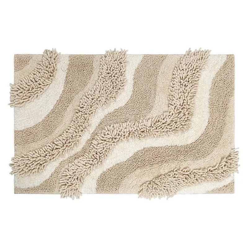 Коврик для ванной sands бежевого цвета из коллекции ethnic, 50x80 см