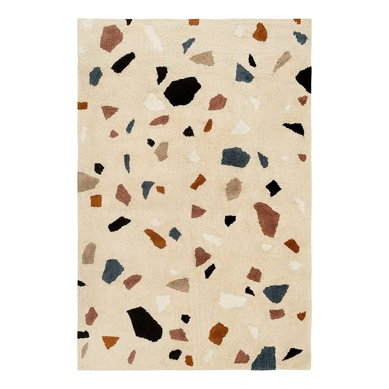 Ковер из хлопка terrazzo poetry из коллекции ethnic, 120х180 см