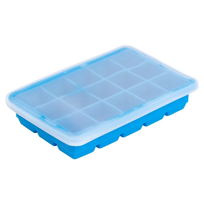 Форма для льда с крышкой ice cubes, 15 ячеек