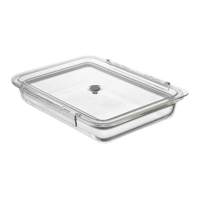 Контейнер для запекания и хранения click glass с крышкой, 1,4 л