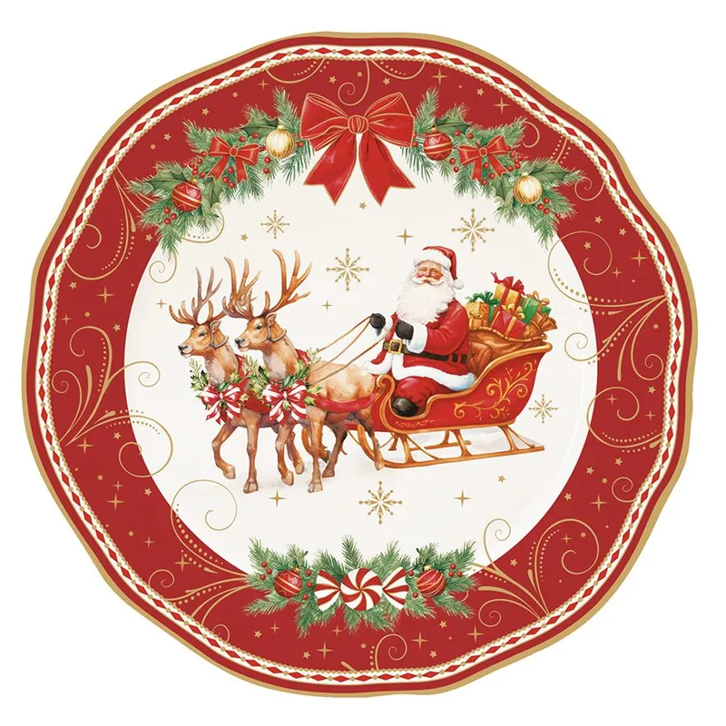 Тарелка десертная christmas heritage, D20 см
