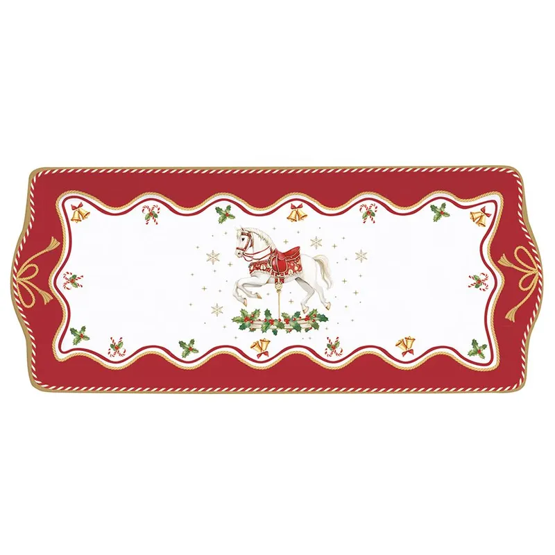 Блюдо прямоугольное christmas tale, 35х15 см