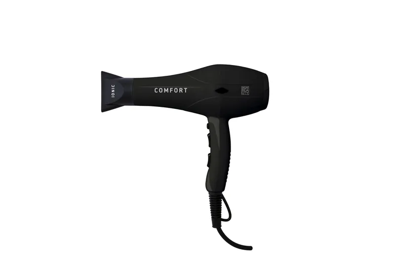 Фен DEWAL BEAUTY Comfort Black, черный, 2200 Вт, 1 насадка