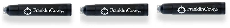 Картридж FranklinCovey для перьевой ручки (3 шт), черный; блистер
