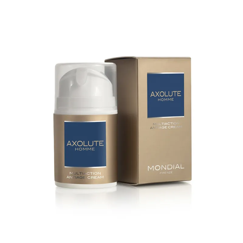Многофункциональный антивозрастной крем для лица MONDIAL AXOLUTE HOMME MULTIACTION ANTIAGE CREAM, 50 мл