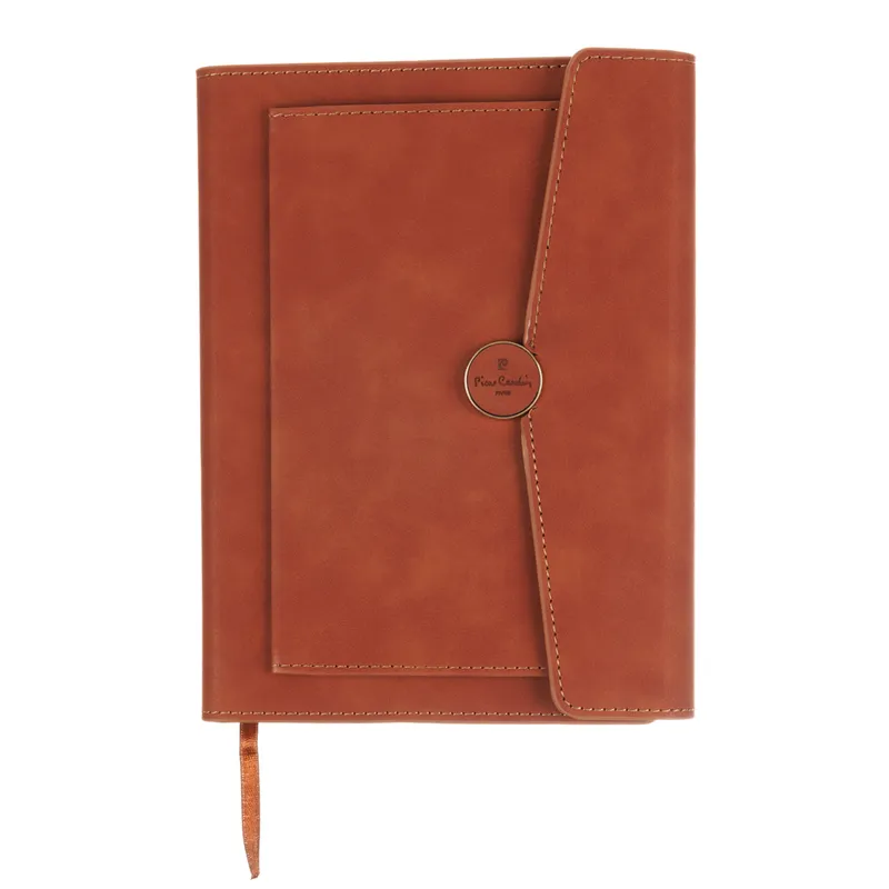 Записная книжка Pierre Cardin коричневая, 16 х 22 см