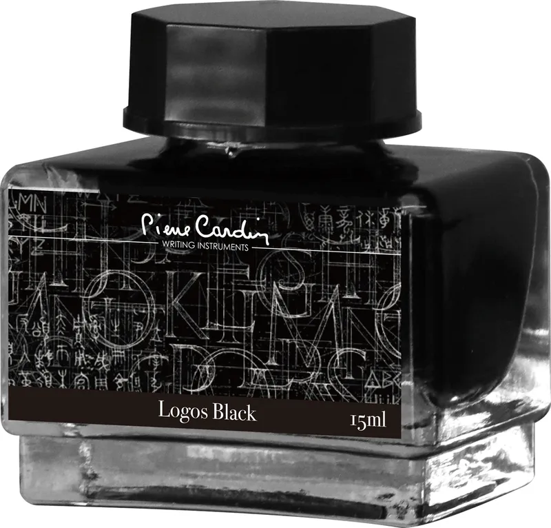 Флакон чернил Pierre Cardin 15мл, коллекция «ГОРОДСКАЯ ФАНТАЗИЯ | CITY FANTASY» цвет Logos Black (Черный)
