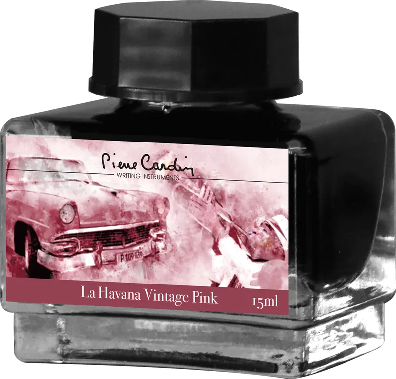 Флакон чернил Pierre Cardin 15мл, коллекция «ГОРОДСКАЯ ФАНТАЗИЯ | CITY FANTASY» цвет La Havana Vintage Pink (Розовая Гавана)