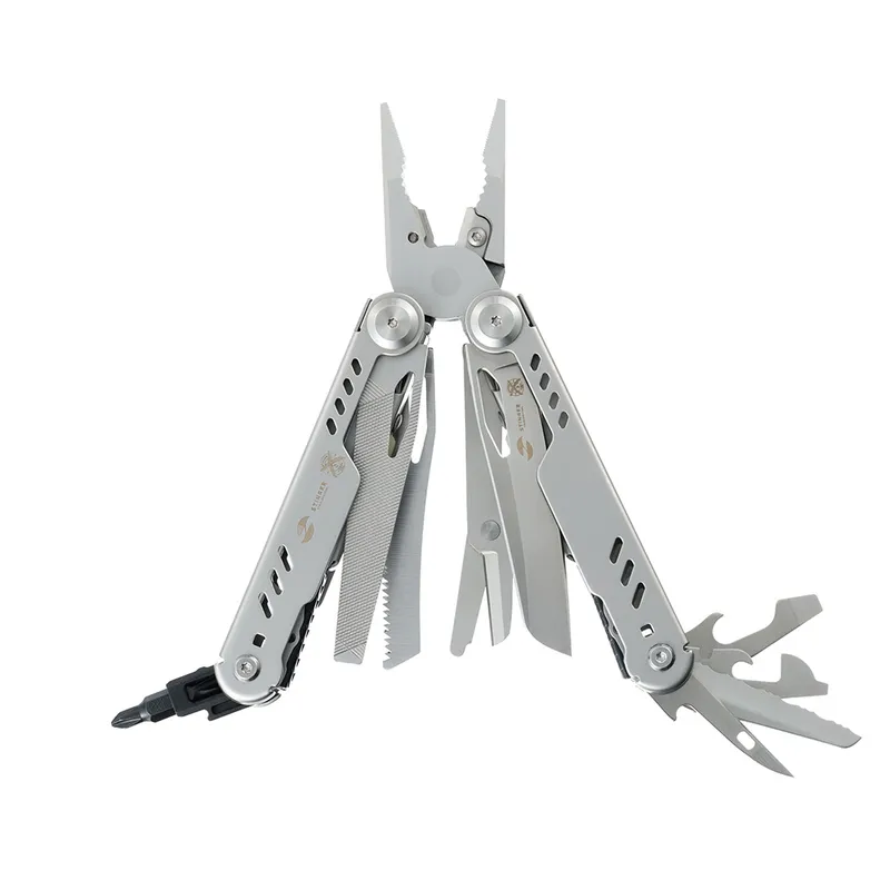 Мультитул Stinger, 110 х 27 мм, 23 функции, сталь, серебристый, в картонной коробке, в комплекте нейлоновый чехол