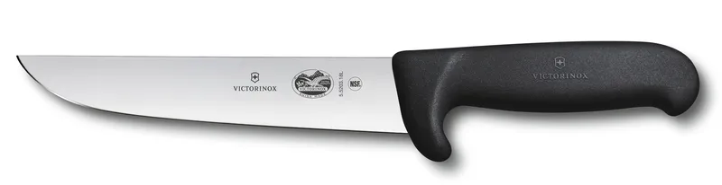 Нож мясника / нож для забоя VICTORINOX Fibrox с лезвием 18 см и безопасной рукоятью