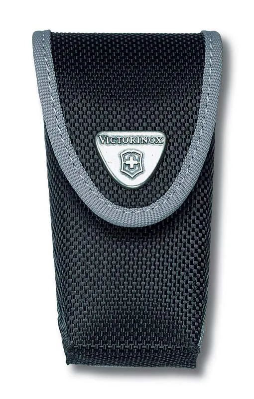 Чехол на ремень VICTORINOX для ножей 91 и 93 мм толщиной 2-4 уровня, на липучке, нейлоновый, чёрный