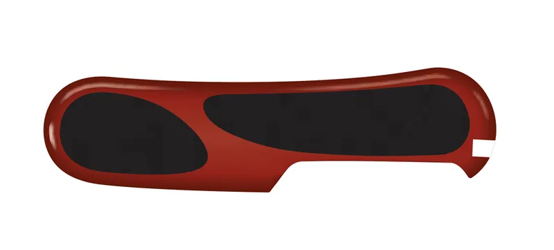 Задняя накладка для ножей VICTORINOX 85 мм, пластиковая, красно-чёрная