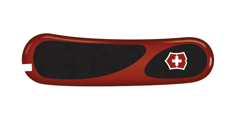 Передняя накладка для ножей VICTORINOX 85 мм, пластиковая, красно-чёрная