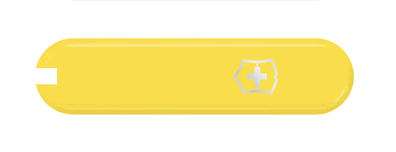 Передняя накладка для ножей VICTORINOX 58 мм, пластиковая, жёлтая