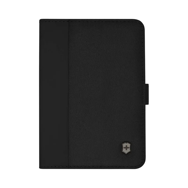 Обложка для паспорта VICTORINOX Travel Essentials, с защитой от сканирования RFID, чёрная, полиэстер, 11x1x15 см