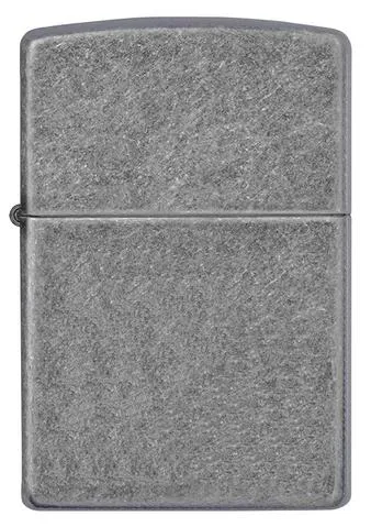Зажигалка ZIPPO классическая с античным серебристым покрытием | Classic Antique Silver Plate, латунь/сталь, серебристая, матовая, 38x13x57 мм