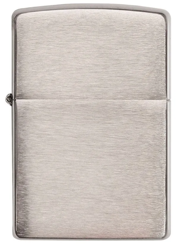 Зажигалка ZIPPO Armor™ c покрытием матовый хром | Brushed Chrome, латунь/сталь, серебристая, матовая, 38x13x57 мм