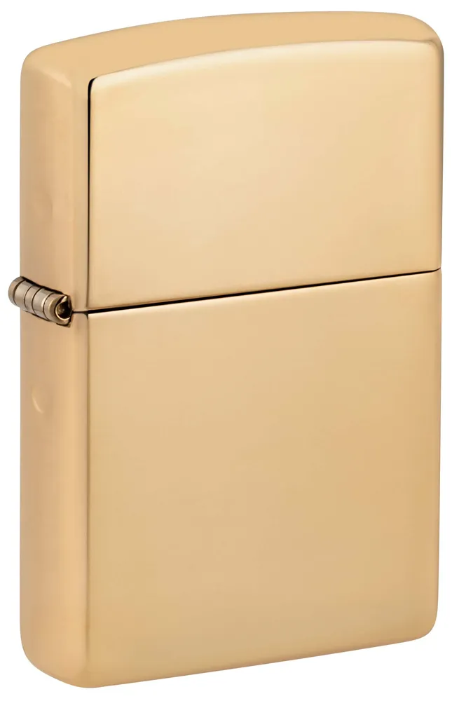 Зажигалка ZIPPO Armor® с покрытием Глянцевая латунь | High Polish Brass, латунь/сталь, золотистая, 38x13x57 мм