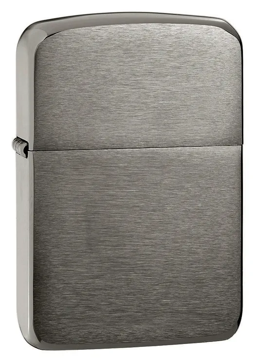Зажигалка ZIPPO Реплика 1941 года с покрытием черный лед | 1941 Replica™ Black Ice ®, латунь/сталь, чёрная, глянцевая, 38x13x57 мм