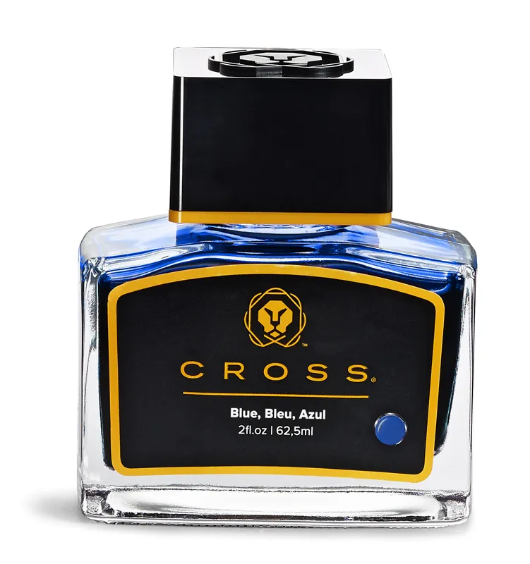 Флакон с чернилами Cross для перьевой ручки, синий, 62,5 мл