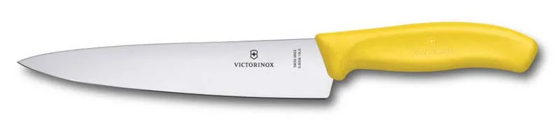 Нож разделочный VICTORINOX SwissClassic, 19 см, жёлтый, в картонном блистере