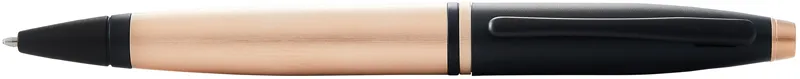 Шариковая ручка CROSS коллекция «КАЛЕ | CALAIS» Brushed Rose Gold Plate and Black Lacquer