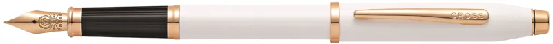 Перьевая ручка CROSS коллекция «ВЕЧНАЯ КЛАССИКА 2.0 | CENTURY CLASSIC II» Pearlescent White Lacquer