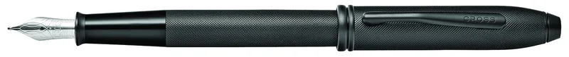 Перьевая ручка CROSS коллекция «ТАУНСЕНД | TOWNSEND» Black Micro Knurl, перо M