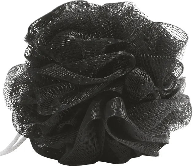 Мочалка Dewal Beauty для тела, 50г (черная), 1шт.
