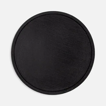 Лейбл из ПВХ Dzeta Round, L, черный