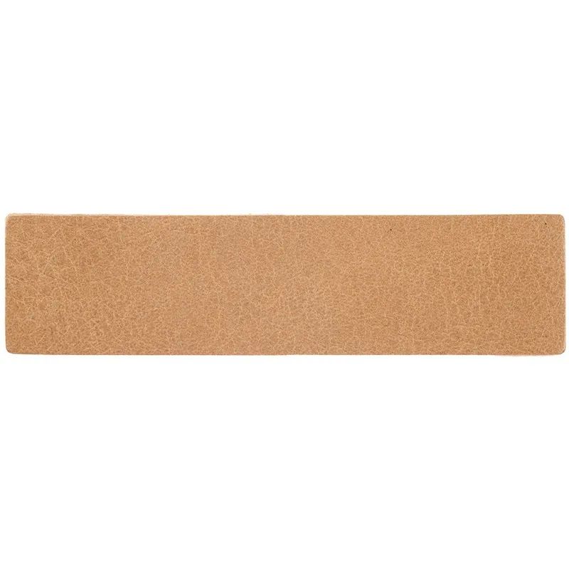 Лейбл кожаный Pasek, S, бежевый