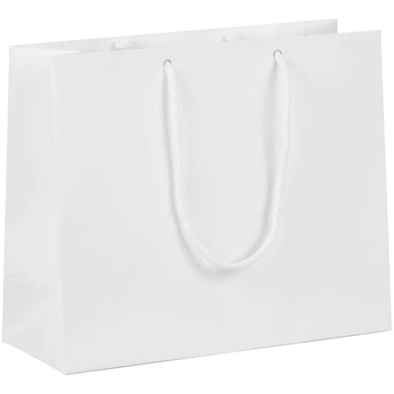 Пакет бумажный с ламинацией Lami Tote S, белый