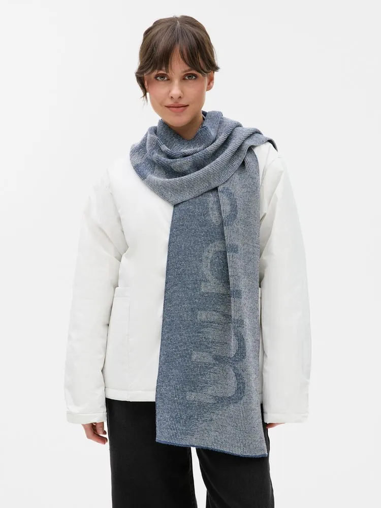 Шарф Denim XL на заказ, полушерсть