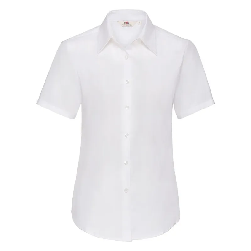 Рубашка женская SHORT SLEEVE OXFORD SHIRT LADY-FIT 130