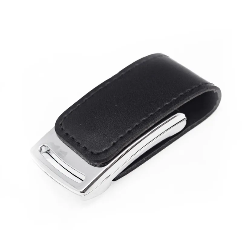 Флеш накопитель Shine, USB 2.0 32GB, металл/кожзам, серебро/черный 32GB