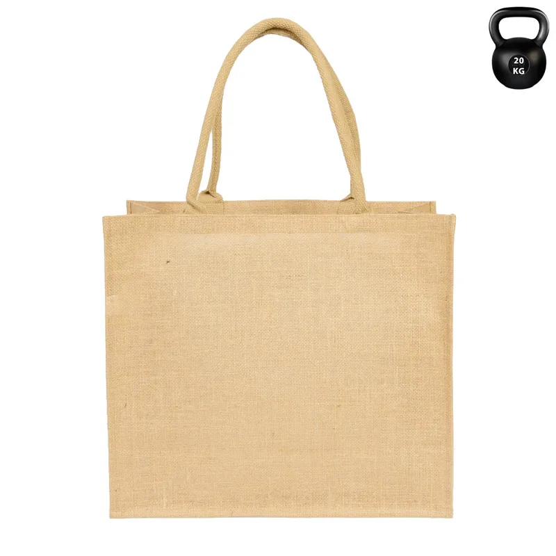 Сумка из джута Caravan Jute, размер 36*40*21 см, бежевая