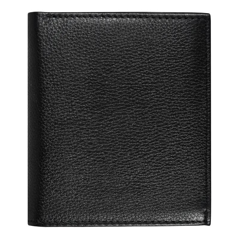 Кошелек с картхолдером для кредитных карт вертикальный Leather Plain из нат. кожи