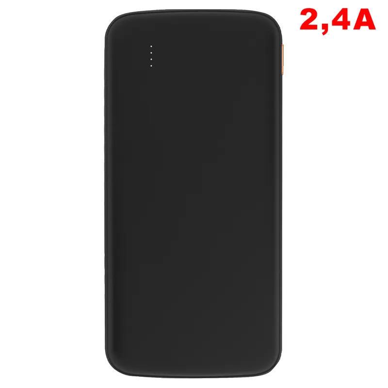 Внешний аккумулятор «Universal», 10 000 mAH, 5V 2.4 A, черный